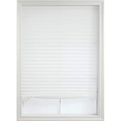 Cut-at-Home Cordless 100% Blackout Cellular Fabric Pleated Window Shade Pull-Down Blind for Home