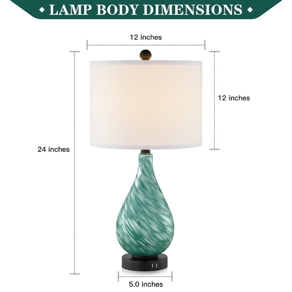 Teal touch lamp deals