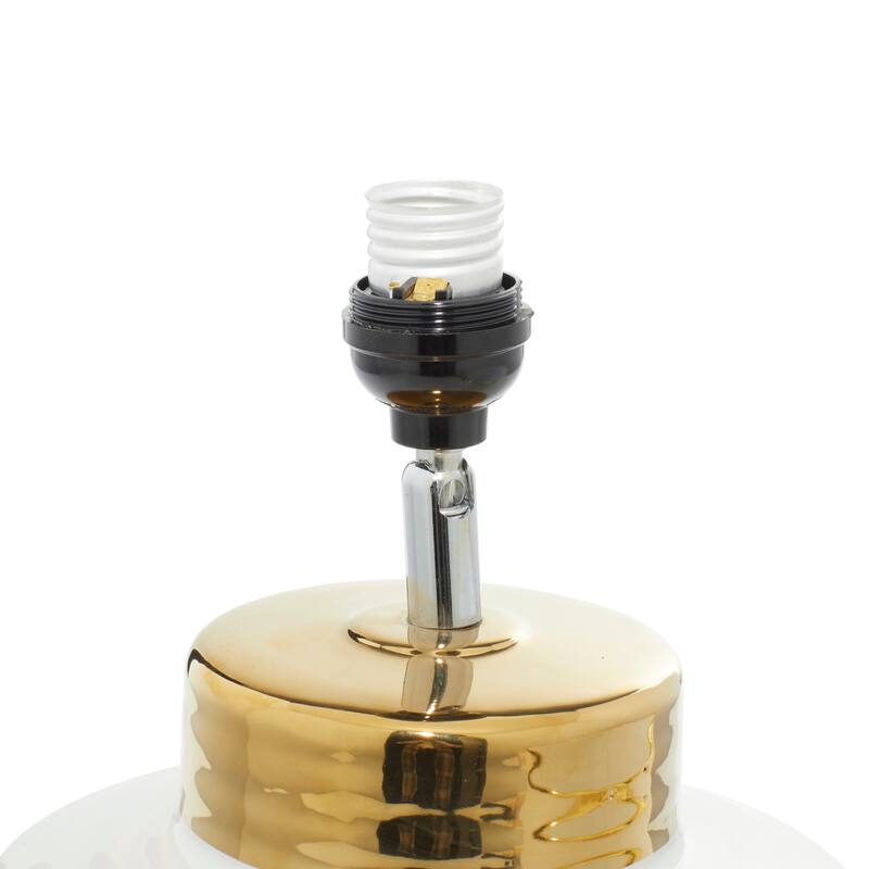 Gold Ceramic Traditional Table Lamp - 15 x 15 x 23