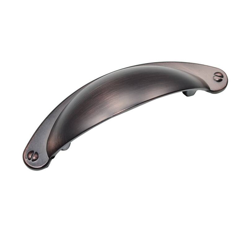 Utopia Alley Elgin Bin Pull Handle - Oil Rubbed Bronze - Metal Drawer Pull Handle, 2.5" Center to Center - Knob 2.5"