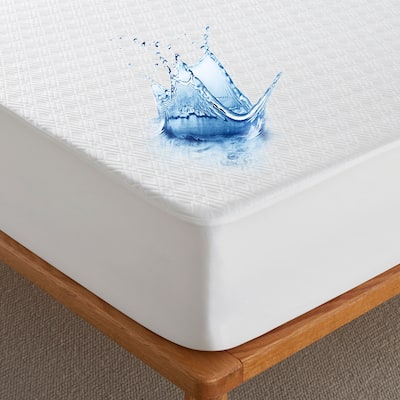 Ice Silk Cooling Waterproof Cool Touch Quilted Mattress Protector Pad Cover