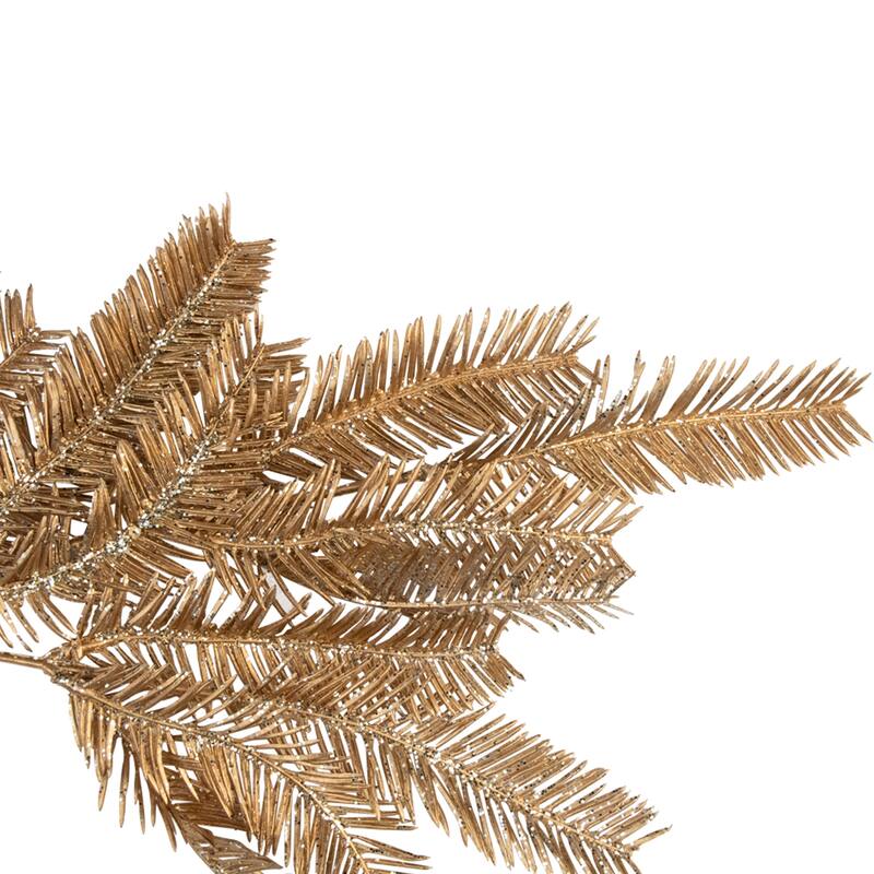 26" Gold Glitter Pine Artificial Christmas Spray