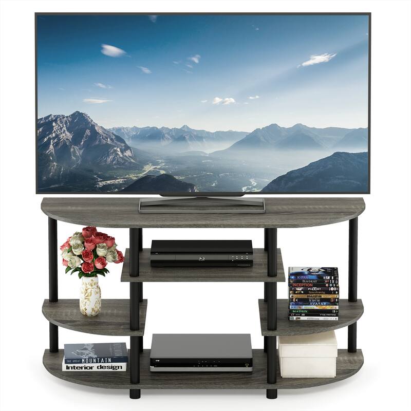 Furinno JAYA 15116 Simple Design Corner TV Stand