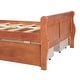 preview thumbnail 12 of 158, (Twin/Full/Queen)Curved Legs Design Platform Bed Frame with 4 Drawers