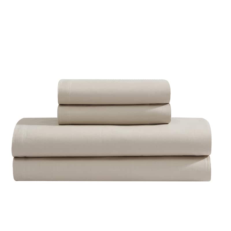 Calvin Klein Naturals Solid 4 Piece Sheet Set
