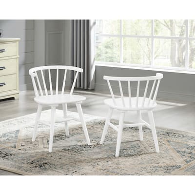 Wooden Spindle Back Dining Chairs