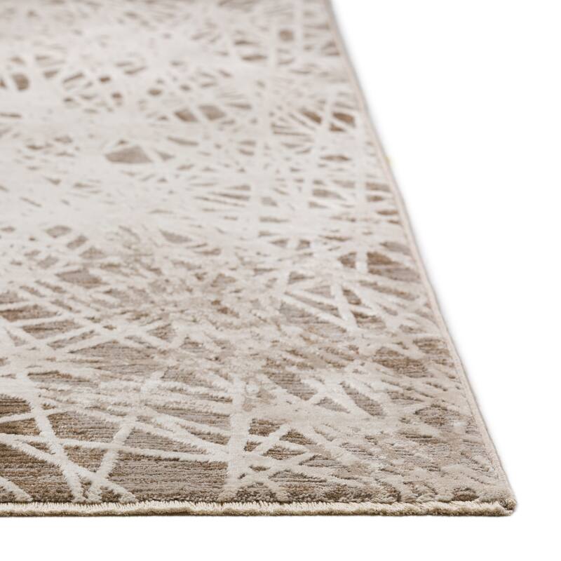 Emery Abstract Strings Machine Made Rug