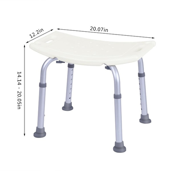 Elderly Bathtub Bath Shower Seat Chair Bench Stool Seat Adjustable