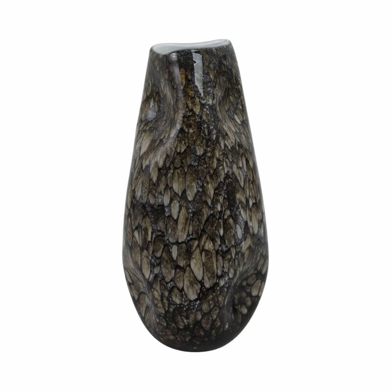 Glass Decorative Vase Handcrafted Modern Casual Home Style Piece