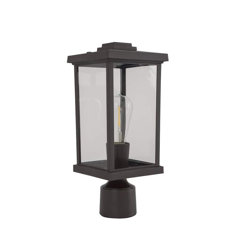 Craftmade Resilience Lanterns 15" Tall Outdoor Single Head Post Light