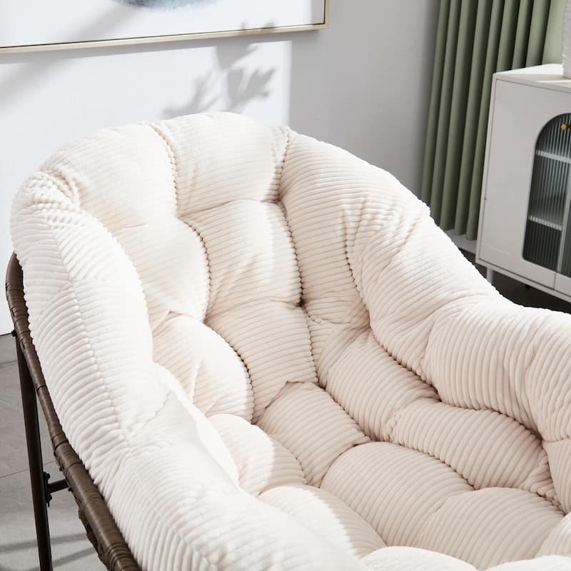 Living Room Rocking Chair with Steel Frame