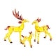 preview thumbnail 1 of 2, Novica Handmade Deer Lineage Handblown Glass Figurines (Set Of 3)