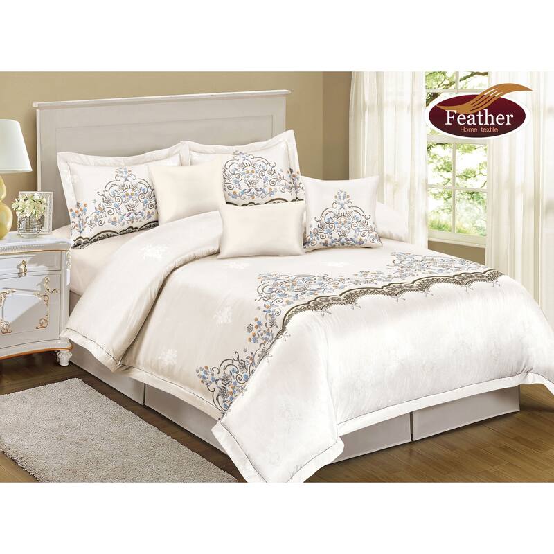 Shatex Kids 2 Piece Textured Striped Comforter Set