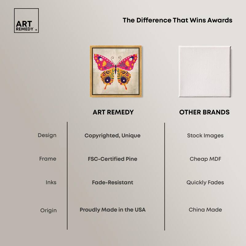 Butterfly Wings II Canvas by Art Remedy