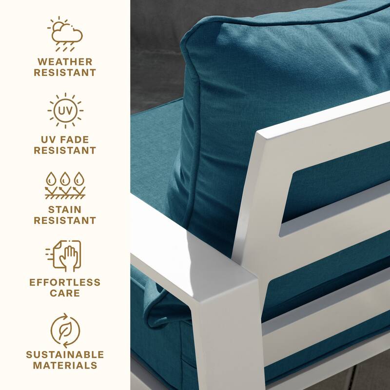 Outdoor Deep Seating Lounge Chair Cushion