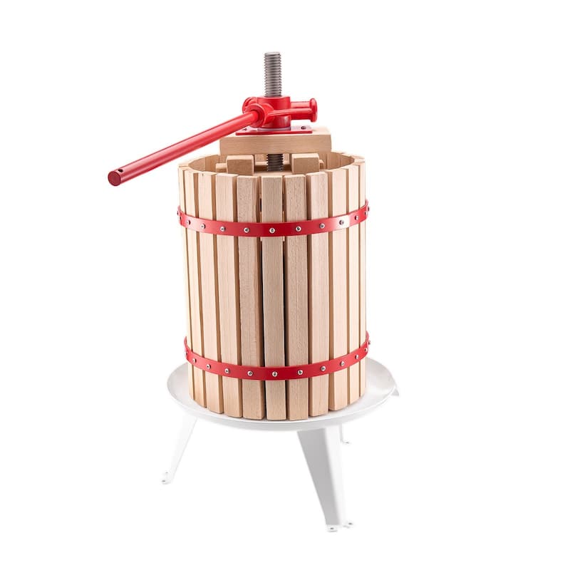 Natural Beech Wood Manual Fruit Wine Press for Fresh Juice Olive Oil and Cheese Extraction