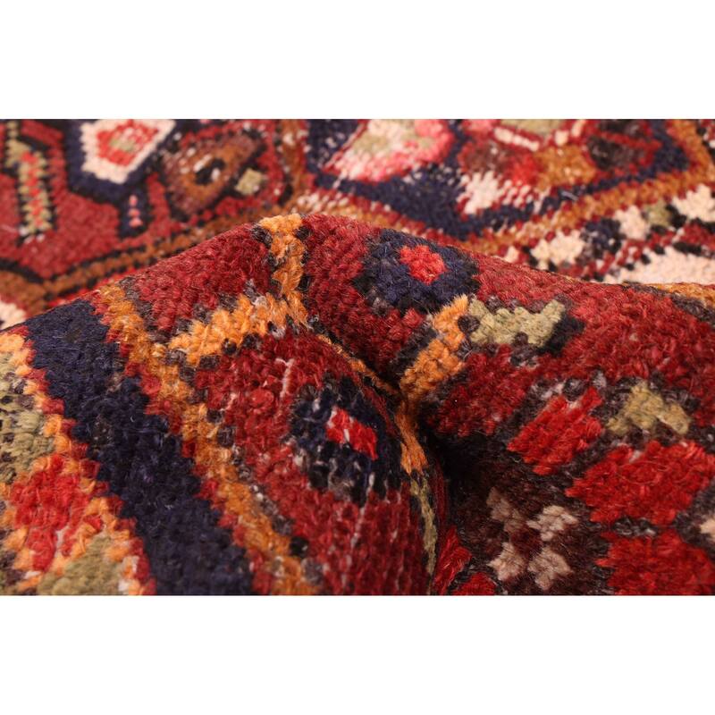 ECARPETGALLERY Hand-knotted Andelz Dark Red Wool Rug - 5'1 x 8'1