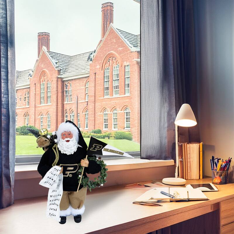 NCAA 12" Purdue Proud Santa