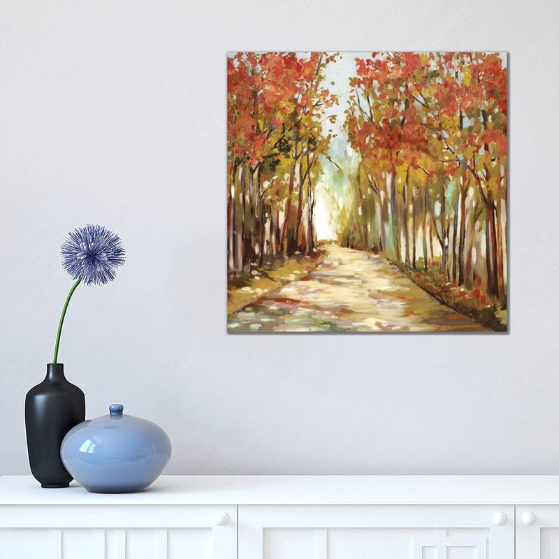 iCanvas "Sunny Path" by Allison Pearce Canvas Print - 18x18x1.5