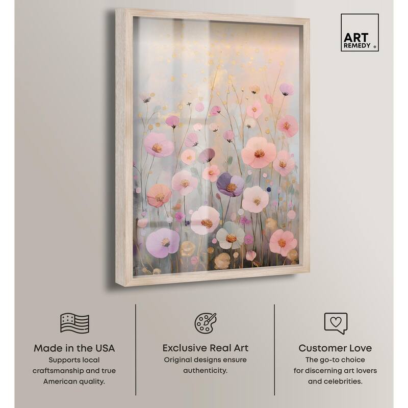 Tiny Blooms II Shadowbox by Art Remedy