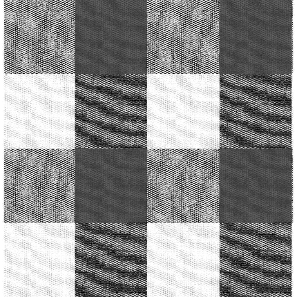 NuWallpaper Charcoal Buffalo Plaid Plaid Peel & Stick Wallpaper