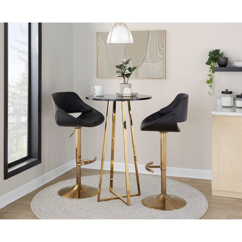 Silver Orchid Pugo 42" Bar Height Table
