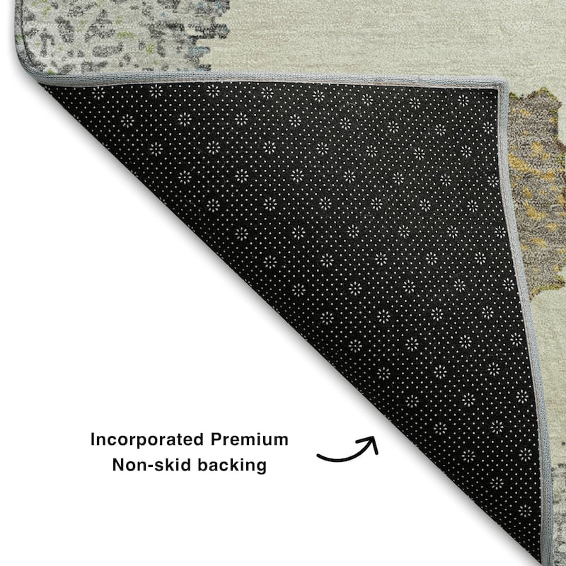 Premium Washable Super Soft Global Diamonds Mayfield Rug