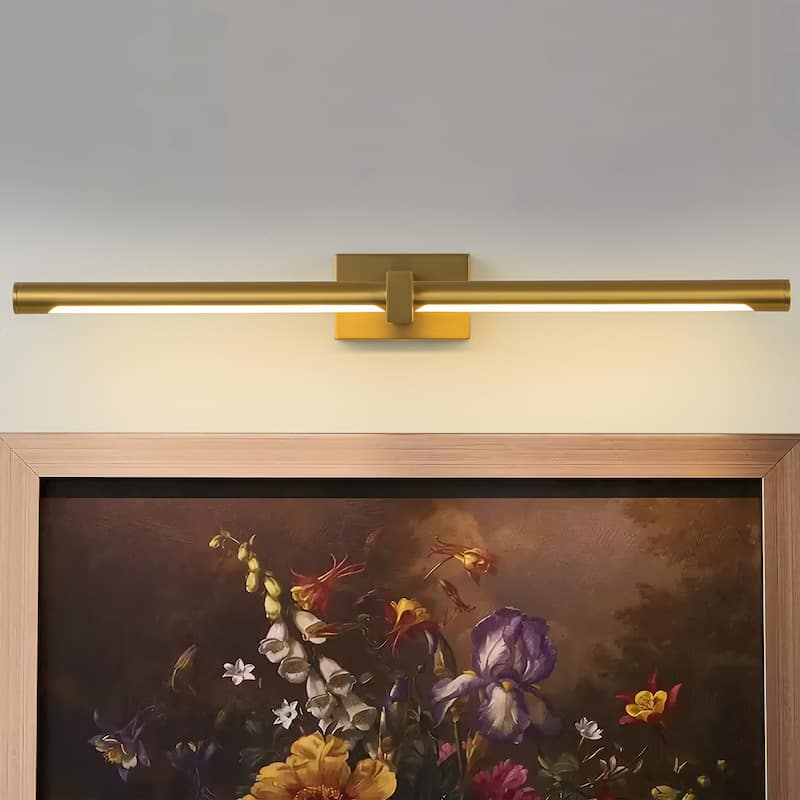 23.6 in. Modern Linear Bathroom Vanity Lights for Mirror Integrated LED Dimmable Bathroom Wall Light