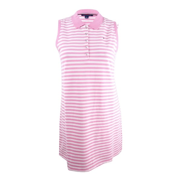 tommy hilfiger striped polo dress