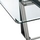 preview thumbnail 97 of 98, Kai Anastasia 7 Piece Rectangular Glass Dining Table Set with Metal Frame and Upholstered Chairs
