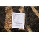 preview thumbnail 18 of 16, Black Contemporary Abstract Area Rug Hand-knotted Jute Carpet - 2'10"x 5'4"