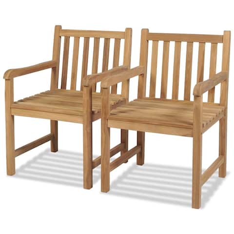 Teak Patio Furniture Find Great Outdoor Seating Dining Deals Vidaxl Teak 2x Outdoor Chair Wooden Patio Lawn Backyard Seat Garden Furniture