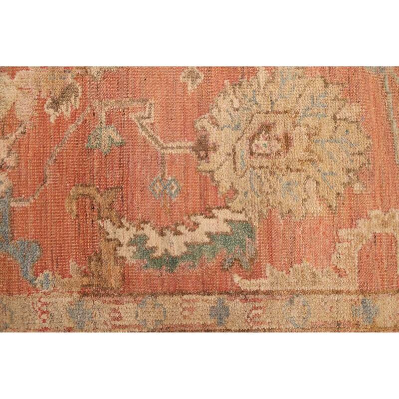 ECARPETGALLERY Hand-knotted Jules Serapi Dark Copper Wool Rug - 9'0 x 12'2