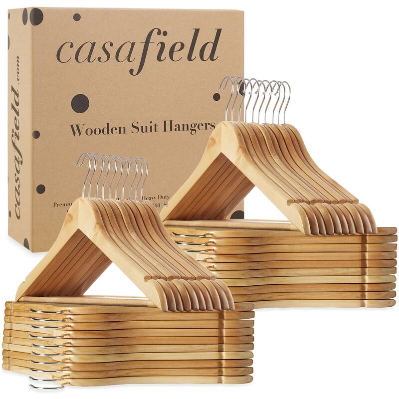 40 Wooden Suit Hangers