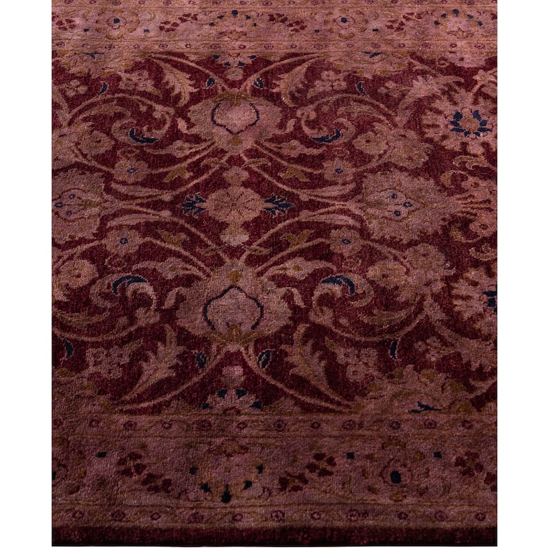 Overdyed One-of-a-Kind Hand-Knotted Area Rug - Pink - 3' 0" x 5' 1"