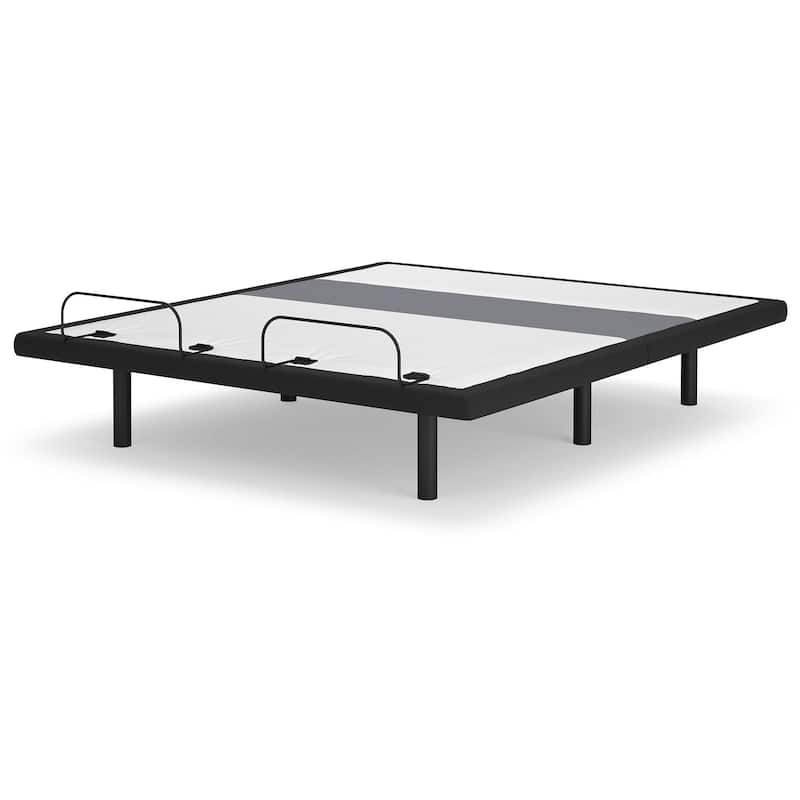 Signature Design by Ashley Best Base with Lumbar and Audio Black Adjustable Base