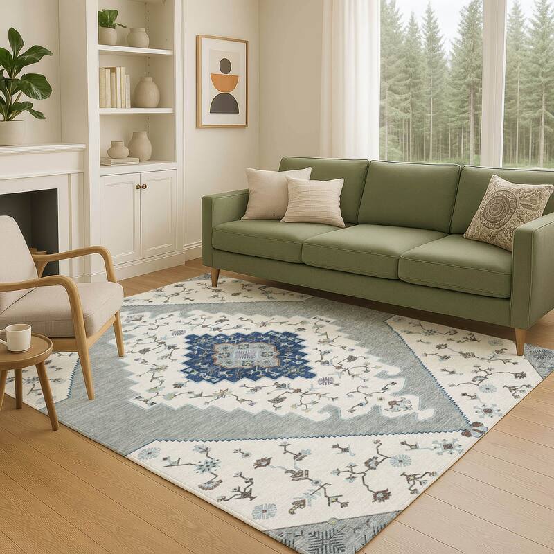 Machine Washable Indoor/ Outdoor Global Marrakesh Chantille Rug