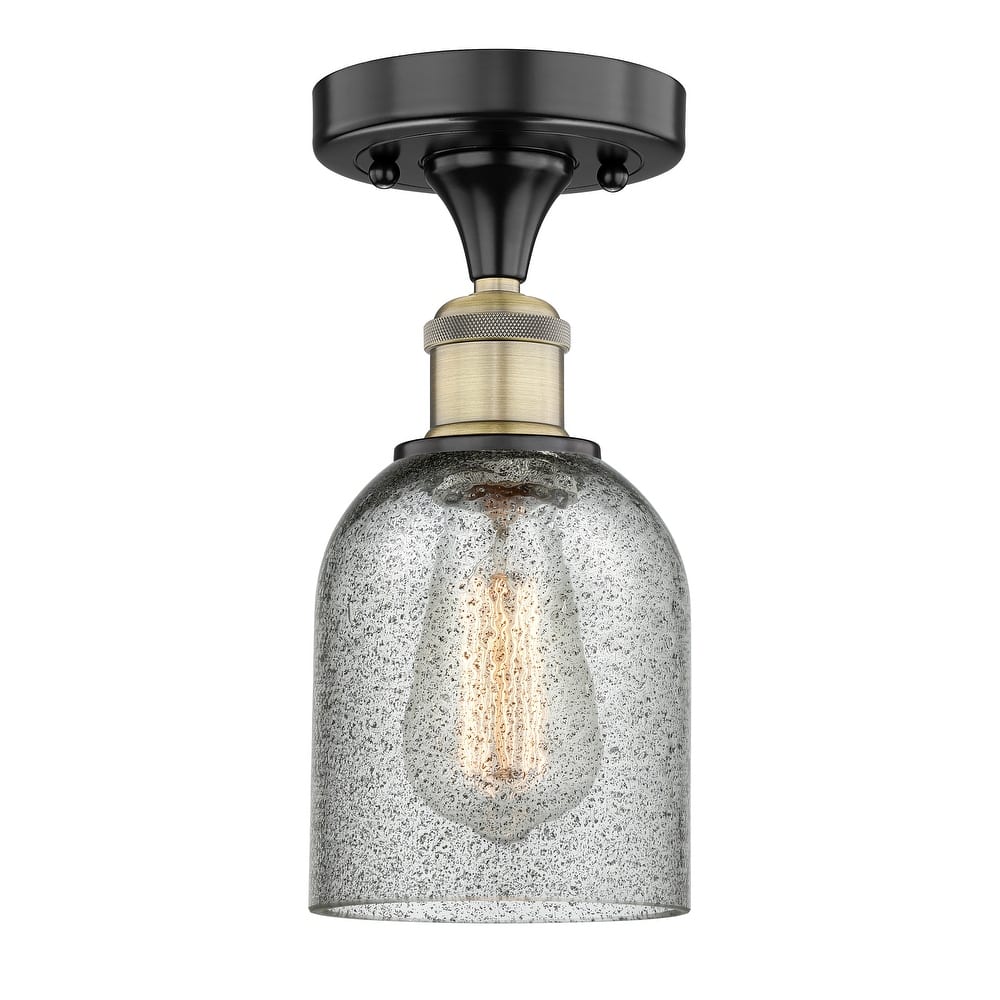 Innovations Lighting Edison Caledonia - 1 Light 5" Semi-Flush Mount