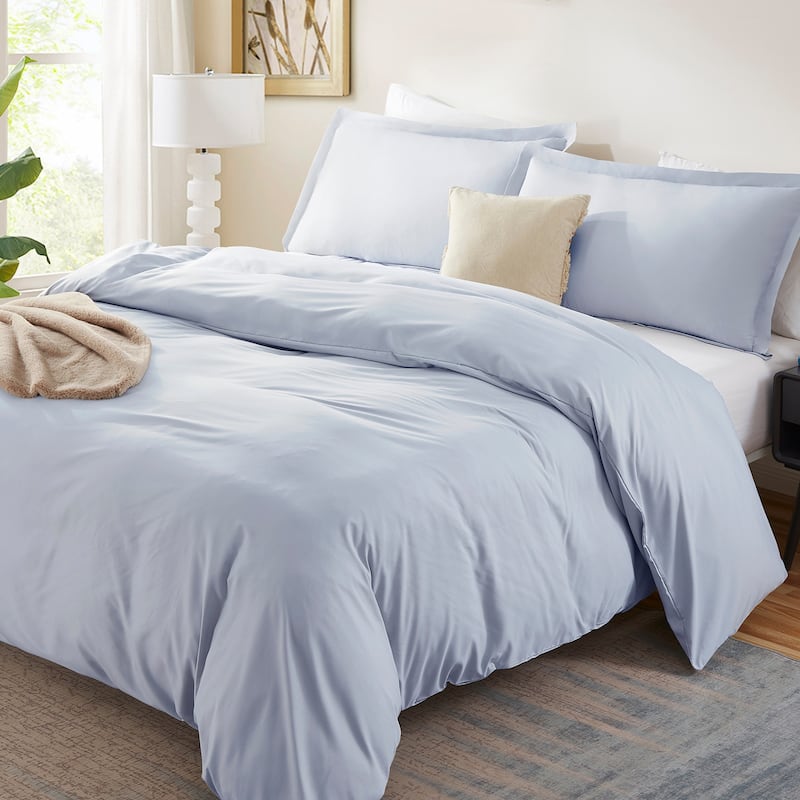 Emperyan 7 PC Bedding Set, Luxury Microfiber Duvet Cover With Sheets Bed Sets