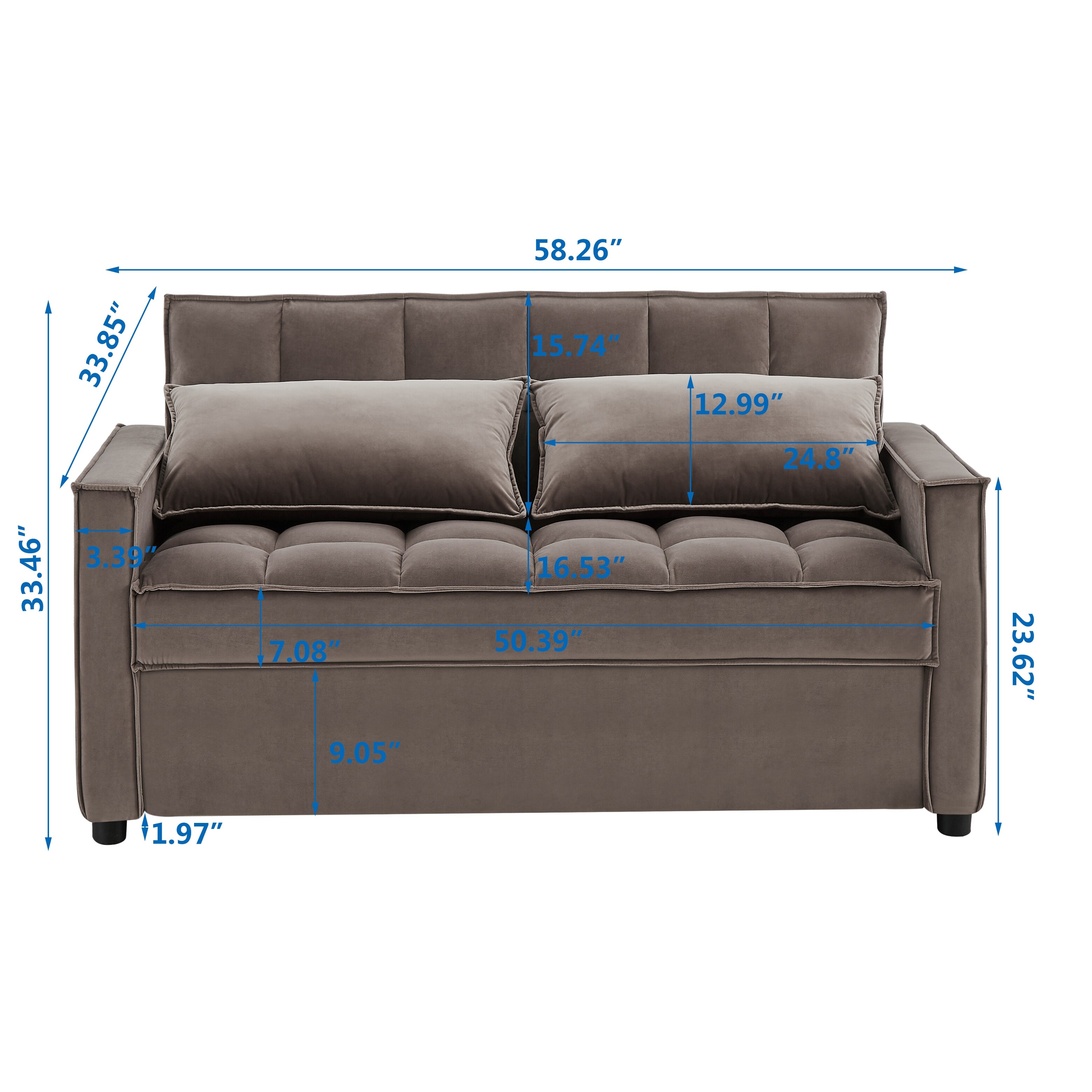 Cheap 2 best sale seater sofa bed