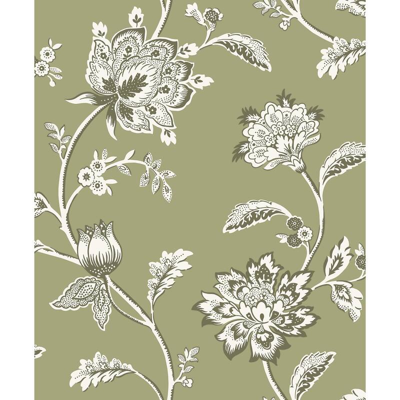 Fine Decor Juliette Sage Jacobean Wallpaper