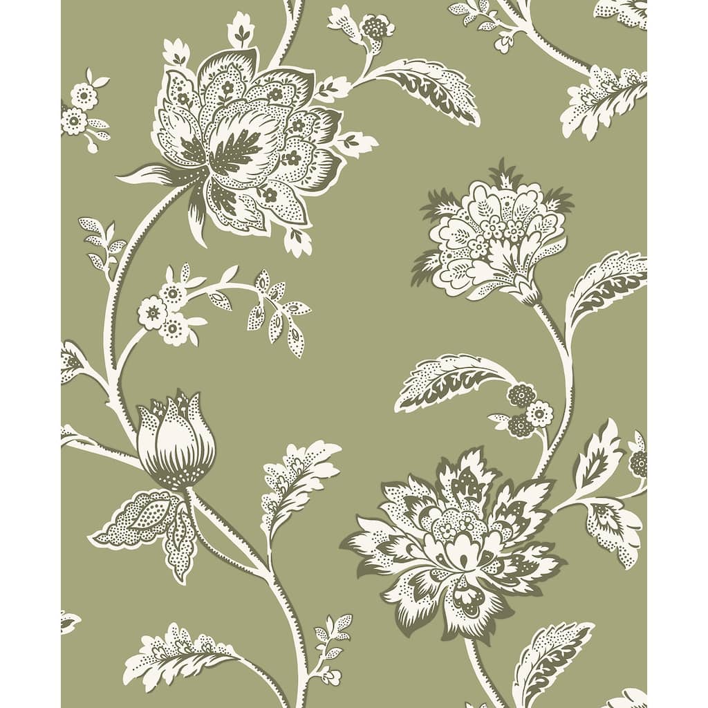 Fine Decor Juliette Sage Jacobean Wallpaper