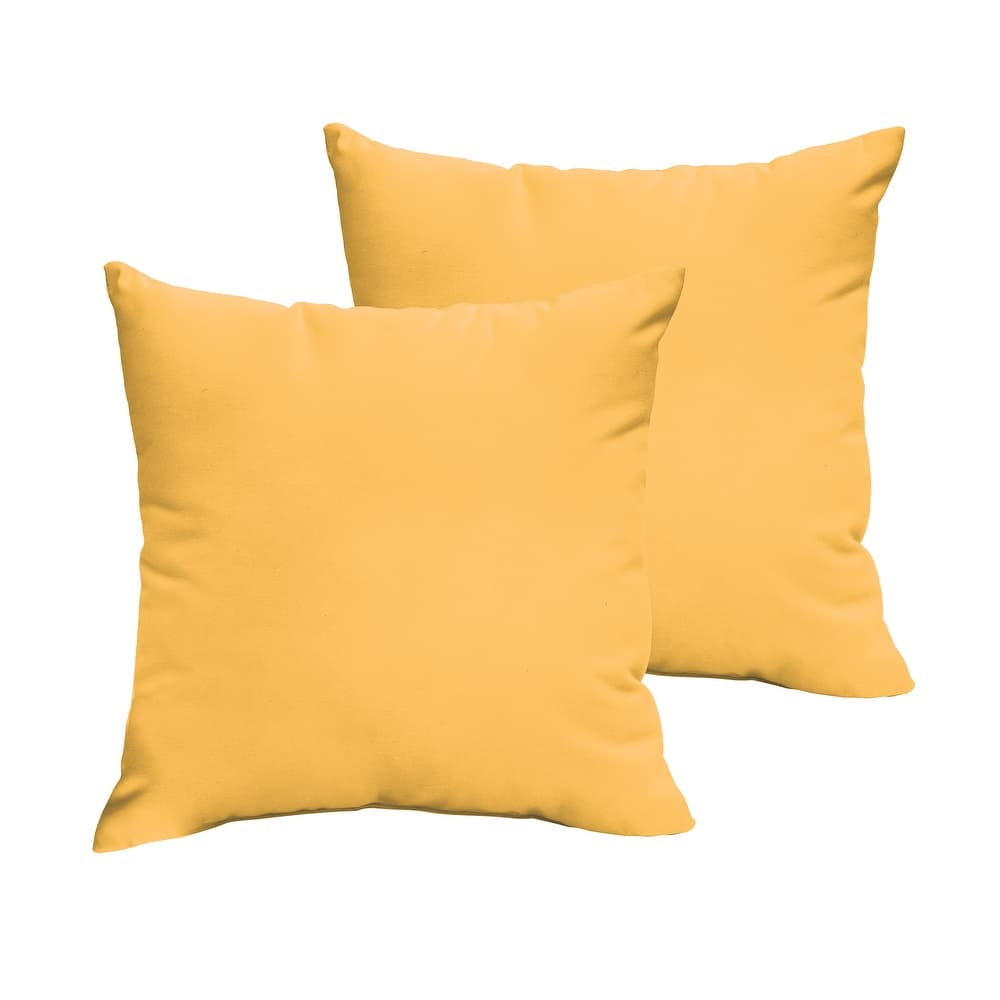 Sorra Home Sunbrella Outdoor Knife Edge Pillow Set of 2