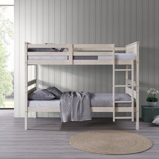 Clayfell Exeter Twin Over Twin Solid Wood Standard Bunk Bed