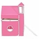 preview thumbnail 12 of 34, Twin Size Loft Bed with Storage Stairs, Tent & Tower, Solid Wood Castle-Inspired Kids Loft Bed Frame with Slide, Fence & Window