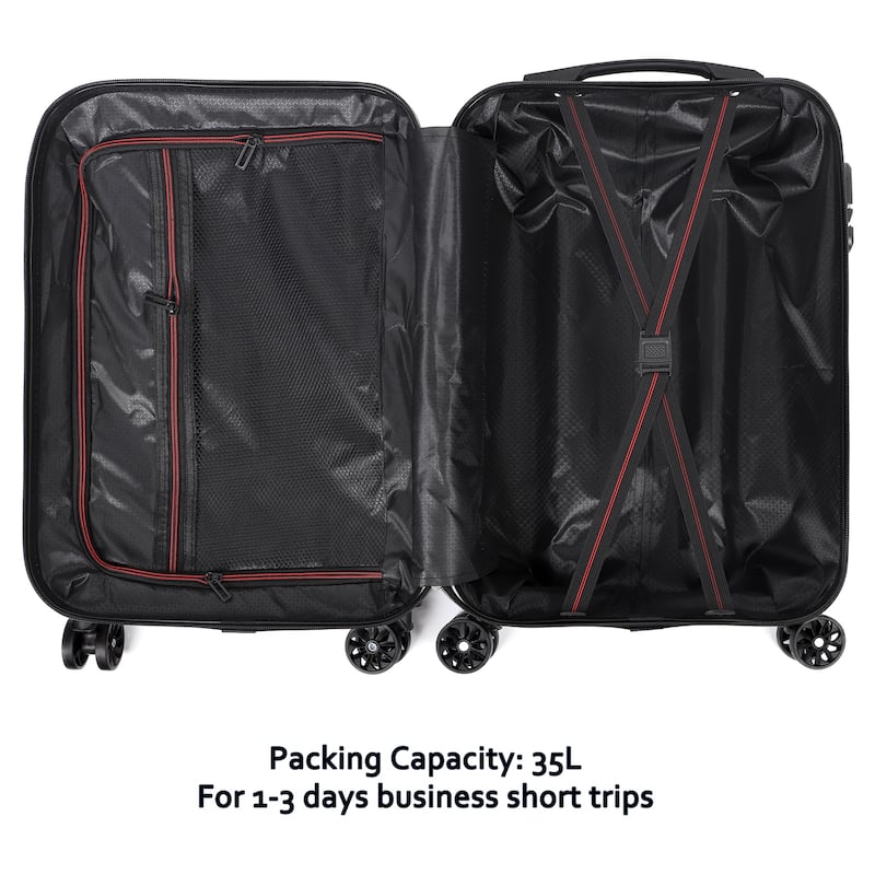Hardside 20-Inch Carry on Luggage