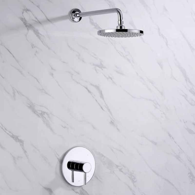 Luxier SS-B01 Single-Handle 1-Spray Shower Faucet with Valve