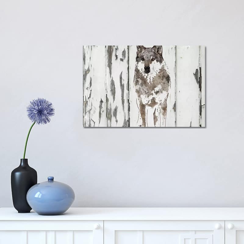 iCanvas "Idaho Wolf" by Irena Orlov Canvas Print - 12x18x1.5
