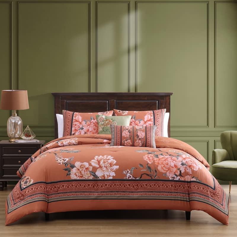 Bebejan Rossana 5 Piece Reversible Comforter Set