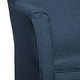 preview thumbnail 7 of 10, Porch & Den Kingswell Navy Chunky Textured Accent Chair